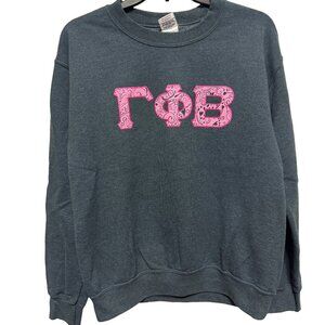 Gamma Phi Beta Sorority Gildan Heavy Cotton Crewneck Sweatshirt, Small